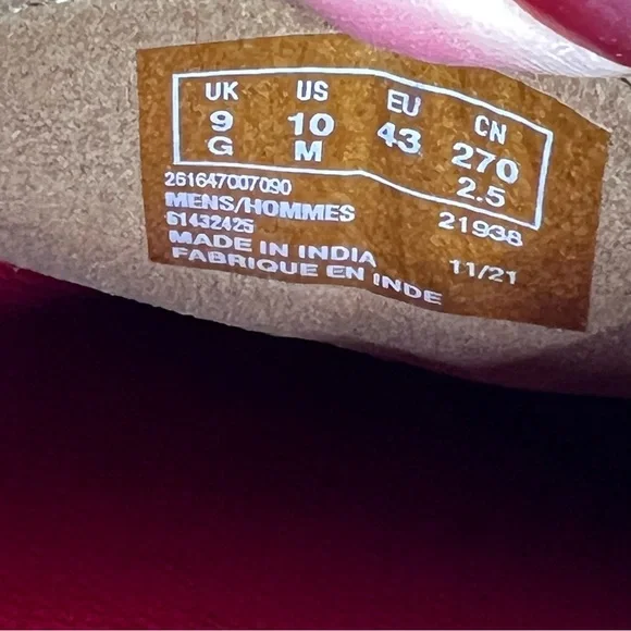 Clarks Men’s Gorwin Step Dark Sand Nubuck Suede Leather Slip On Loafers Shoes - Picture 10 of 14